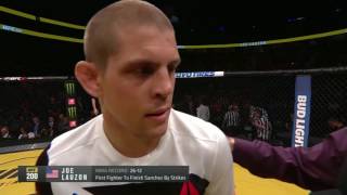 UFC 200 Joe Lauzon Octagon Interview [upl. by Etnwahs411]