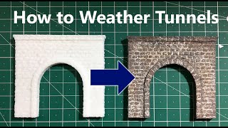 Best way to weather 3D printed Tunnel portal [upl. by Onaireves]