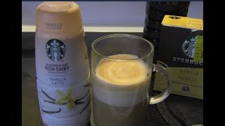 Review Starbucks Vanilla Latte Creamer [upl. by Volotta809]