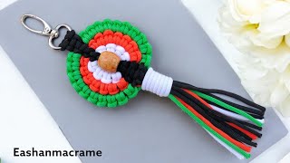 DIY Macrame Key chain  Macrame keychain Tutorial  Macrame Tutorial [upl. by Cassondra115]