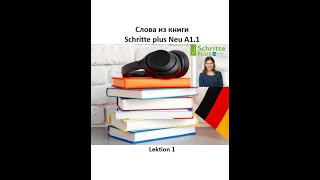 Слова из книги Schritte plus Neu A11  Lektion 1 [upl. by Alracal]