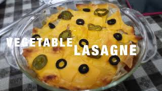 VEGETABLE LASAGNA  BAKED  STEP BY STEP GUIDE  LASAGNA SHEETS RECIPE [upl. by Yelrah616]