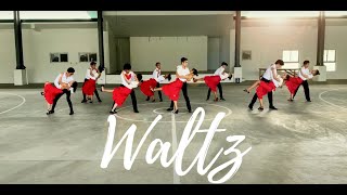 PE HOPE BALLROOM WALTZ GROUP PRESENTATION and BASIC STEPS  LOVER by Taylor Swift [upl. by Ennaer]