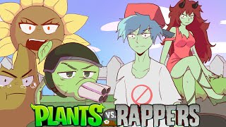 Plants VS Rappers But its Anime  BAD BASH  PVZ x FNF Animation [upl. by Agbogla202]