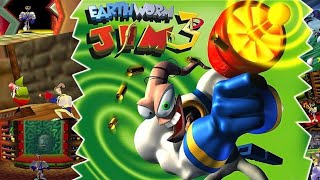 N64 EARTHWORM JIM 3D LONGPLAY [upl. by Ronal604]