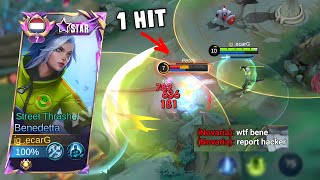 BEST BUILD ITEM BENEDETTA FULL DAMAGE  must try  MOBILE LEGENDS [upl. by Lyn]