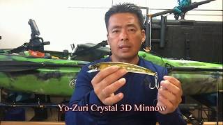 YoZuri Crystal 3D Minnow vs YoZuri Mag Darter [upl. by Annoyed]