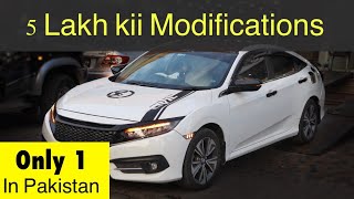 Honda Civic Interior Modification  Only One In Pakistan [upl. by Ardaed35]