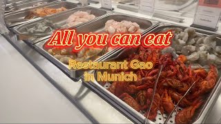 ALL YOU CAN EAT IN MUNICH  Restaurant Gao [upl. by Mcbride]