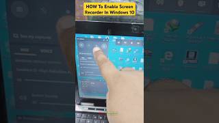 How to enable screen recorder in windows 10 shorts shortsvideo windows10 screenreocord [upl. by Julis]