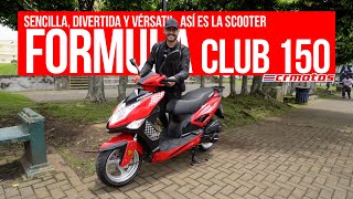 MOTO scooter FORMULA CLUB 150 el pequeño de Repuestos Gigante [upl. by Rudman]