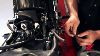 CBR250R Race Kit Installation Installing the Dynojet Fuel Management System [upl. by Akihc647]