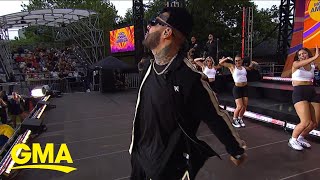 Nicky Jam performs X live on GMA [upl. by Jobe]