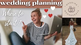 WEDDING PLANNING Where To Start UK FIRST Things to do When Planning a Wedding  EASY WEDDING PLAN [upl. by Nordine53]