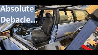 Retrofitting Bucket Seats in a Cutlass Cruiser [upl. by Senskell]