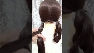 Easy hairstyles tutorial hairstyle easy supereasyhairstyle ytshorts shortvideo shortviral [upl. by Atillertse]