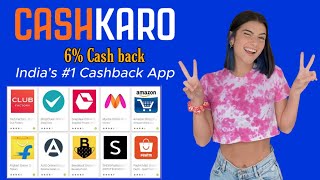 Har EK shopping se 6 100 cashback  joint fast cashkaro shopping freeshopping [upl. by Ettecul]