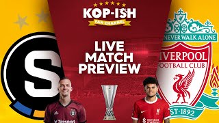 CAN REDS CONTINUE WINNING  SPARTA PRAGUE VS LIVERPOOL  UEL RO16 1ST LEG  LIVE MATCH PREVIEW [upl. by Uhn]