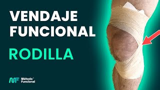 Cómo hacer un VENDAJE para el ligamento EXTERNO de la rodilla para el deporte [upl. by Canute]