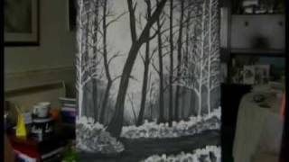 Bob Ross  Joy of PaintingTimelapse my attempt [upl. by Ridglee162]