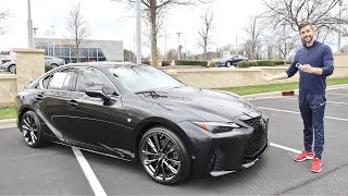 2023 Lexus IS 350 F Sport POV Start Up Test Drive Walkaround and Review [upl. by Etterb23]