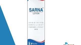 Sarna Emollient Lotion For Dry Skin  ClickOnCare [upl. by Thirzia]