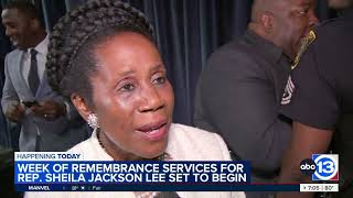 Congresswoman Sheila Jackson Lee lies in state at City Hall as part of services honoring life [upl. by Sharai]