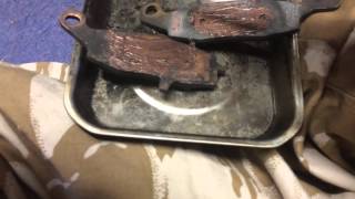 How to put copper grease on your break pads [upl. by Yleve]