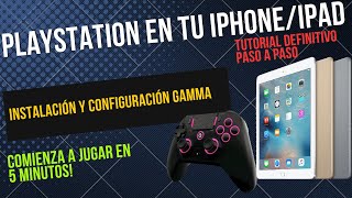 🕹️ El MEJOR Emulador de PlayStation 1 para iOS ✅ Gamma Tutorial [upl. by Wahs680]