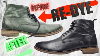 Easily CUSTOMIZE The Color of Your Leather Shoes  DIY Easy No Mess [upl. by Baylor]