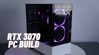 1500 NZXT H510 Elite RTX 3070 Gaming PC Build [upl. by Evvie]