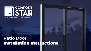 How to Install a ComfortStar™ Sliding Patio Door [upl. by Jozef71]