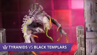 Tyranids vs Black Templars  Octarius Content  Warhammer 40k 9th Edition Battle Report [upl. by Arondel993]