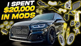 Building an AUDI SQ5 into a BUDGET Supercar Killer [upl. by Eglantine]