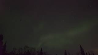 Flickering northern lights  Kiruna Lapland Sweden [upl. by Oriaj908]