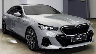 2024 BMW 5Series  Sound and Visual Review [upl. by Enelad917]