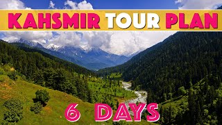 6 Days Kashmir Tour Plan  Srinagar Gulmarg Sonmarg and Pahalgam Tour [upl. by Sheaff109]