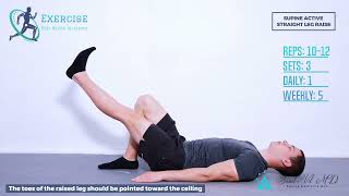 Supine active straight leg raise [upl. by Casmey]