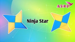 Origami Ninja Star Create Your Own Ninja Weapon with Paper [upl. by Sakul802]