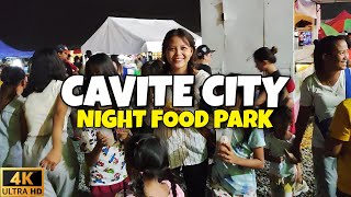 AMAZING NIGHT FOOD PARK EXPERIENCE IN CAVITE CITY PHILIPPINES 4K [upl. by Acirderf]