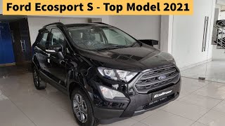 Ford Ecosport 2021 S MT 15 TDCI Top Model Black Walkaround Review Features Price  Ecosport 2021 [upl. by Courtenay88]