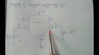 Differential amplifier in Telugu video [upl. by Larena]