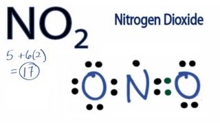 NO2 Lewis Structure How to Draw the Lewis Structure for NO2 [upl. by Jelle]