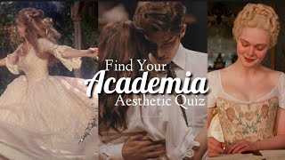 FIND YOUR ACADEMIA AESTHETIC QUIZ  donnamarizzz [upl. by Okihcas]