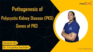 Pathogenesis of Polycystic Kidney Disease PKD  Genes of PKD  MedLive  Dr Priyanka Sachdev [upl. by Euqilegna]