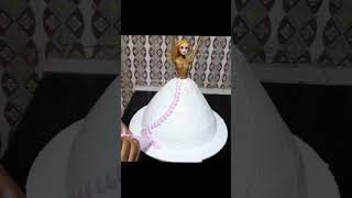 Barbi doll cake decorating barbidollcake babydollcake shortcake shortvideo shortfeed [upl. by Rabjohn719]