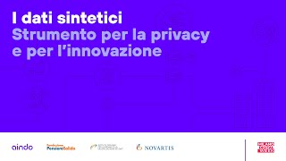 Innovazione in sanità lapplicazione dell’intelligenza artificiale e dei dati sintetici [upl. by Sucrad]