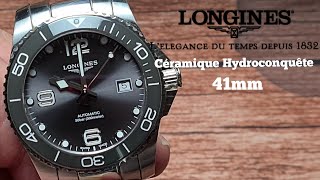 Longines hydroconquest 41mm ceramic bezel insert 72hr power reserve Almost perfect [upl. by Trin]