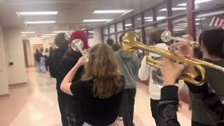 10232024 Huntley High School Marching Band Tennis Send Off [upl. by Milson]