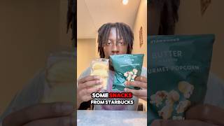 Trying Starbucks Snacks starbucks snacks shorts [upl. by Kamal]